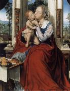 Quentin Massys Museum national the throning madonna oil painting reproduction